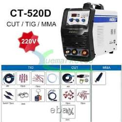 NEW 3 In1 Plasma Cutter CUT MMA TIG Electric Welder Display Welding Machine 220
