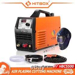 No Touch HF Air Plasma Cutting Machine 55A 220V Pilot Clean Cutter UK Plug 2T/4T