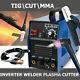 Non-touch Pilot Arc Plasma Cutter/tig/stick Welder 3 In 1 Combo Welding Machine