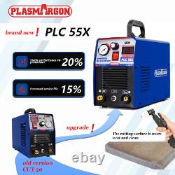 PLC55X 50A Air Plasma Cutter Machine IGBT DC Inverter HF Clean Cut 220V NEW UK