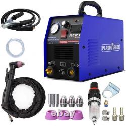 PLC65X 220V 65A Plasma Cutter Machine IGBT Inverter 18mm Clean Cuts LED Display