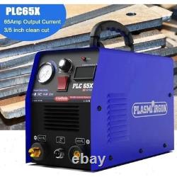 PLC65X 220V 65A Plasma Cutter Machine IGBT Inverter 18mm Clean Cuts LED Display