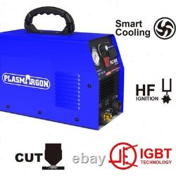 PLC65X 220V 65A Plasma Cutter Machine IGBT Inverter 18mm Clean Cuts LED Display