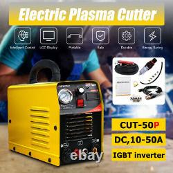 Pilot ARC 50AMP AIR PLASMA CUTTER CUT-50P IGBT CUTTING MACHINE ACCESSORIES