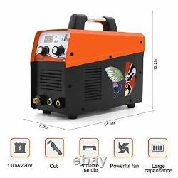 Plasma Cutter 120/240V Dual Voltage Plasma Cutting Machine, Max Cut Thickness