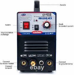 Plasma Cutter 30A TIG/MMA Welder 120A 3 in 1 Combo Welding Machine HF