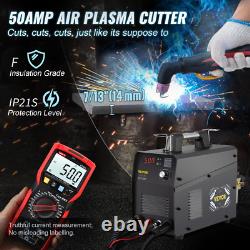 Plasma Cutter 50Amp Non Touch Pilot Air Cutting Machine 110V 220V Dual Voltage