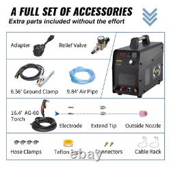 Plasma Cutter 50Amp Non Touch Pilot Air Cutting Machine 110V 220V Dual Voltage