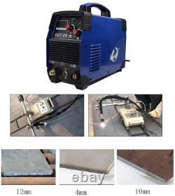 Plasma Cutter, CUT50 50 Amp 110V/220V Dual Voltage AC DC IGBT Cutting Machine wi