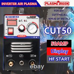 Plasma Cutter CUT50 55Amp 230V Inverter DC Air HF Start Cutting Machine 14mm