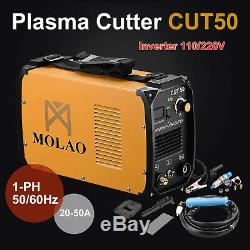 Plasma Cutter CUT50 Digital Inverter 220V Dual Voltage Cut Machine Orange