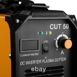 Plasma Cutter CUT50 Digital Inverter Dual Voltage Cutting Machine 220V, 1/2 Inch