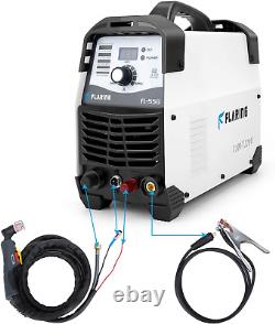 Plasma Cutter Machine Pilot Arc 50 AMP 110/220V FL550D Non Touch 1/2'' Clean Cut