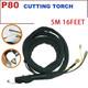 Plasma Cutter Torch Cutting Gun P80 Pilot Arc 60a 80a 100a 16ft Cutting Machine