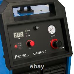 Plasma cutter Cutting machine up to 45mm SHERMAN 130 Handheld torch 400V 3PH