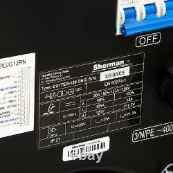 Plasma cutter Cutting machine up to 45mm SHERMAN 130 Handheld torch 400V 3PH