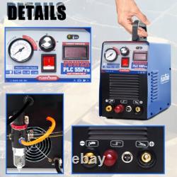 Plasma cutting machine 55-amp with 230-volt dual-voltage DC inverter cutting mac