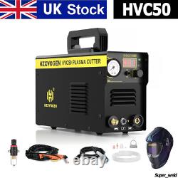 Portable Plasma Cutter 220V Touch Pilot Arc Clean IGBT Cutting Machine & Helmet
