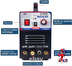 Quality Plasma Cutter 30A TIG/MMA Welder 120A 3 in 1 Combo Welding Machine HF S