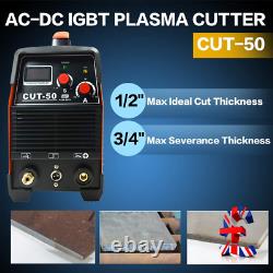 Quality Plasma Cutter, CUT50 50 Amp 220V Dual Voltage AC DC IGBT Cutting Machine