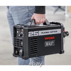 Sealey PP25E Plasma Cutting Machine 25A Professional 230V With 1x Glove Pair