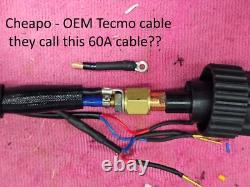 TECMO PTM 60 CNC PLASMA TORCH 20' New UPDATED 80A Cable Lightly Used Head