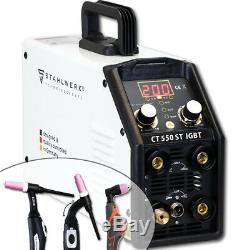 TIG Welder STAHLWERK CT 550ST with PLASMA CUTTER IGBT Inverter Welding Machine