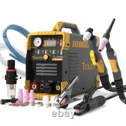 TOOLIOM 3 in 1 Cut/TIG/Stick Welder 50A Air Plasma Cutter 200A TIG and 200A S