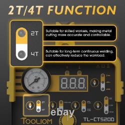TOOLIOM 3 in 1 Cut/TIG/Stick Welder 50A Air Plasma Cutter 200A TIG and 200A S