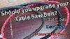 Testing Table Saw Belts 15 Year Old Belt Vs New Belt Vs Power Twist Belt