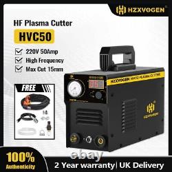UK 50A Plasma Cutter Contact Touch Arc Inverter 220V Clean Cutting Machine IGBT