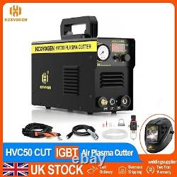 UK Air Plasma Cutter 50Amp Contact Touch Arc HF Mini Clean Cutting Machine 220V