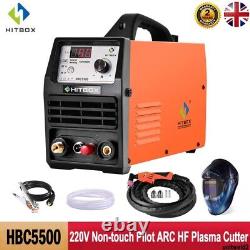 UK Air Plasma Cutter 55A 230V HF Non-Touch Pilot Arc Cutting Machine 2T/4T IGBT