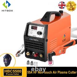 UK Air Plasma Cutter 55A 230V HF Non-Touch Pilot Arc Cutting Machine 2T/4T IGBT