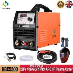 UK Air Plasma Cutter 55Amp 230V HF Non-Touch Pilot Arc Cutting Machine Inverter