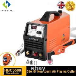 UK Air Plasma Cutter 55Amp 230V HF Non-Touch Pilot Arc Cutting Machine Portable