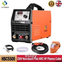 UK Air Plasma Cutter 55Amp 240V DC HF Non-Touch Pilot Arc Cutting Machine 2T/4T