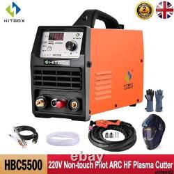 UK Air Plasma Cutter 55Amp 240V HF Non-Touch Pilot Arc Cutting Machine Inverter