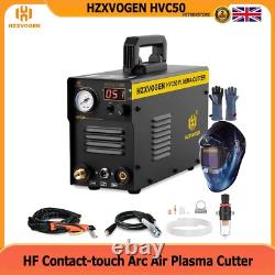 UK HF Air Plasma Cutter 220V 50A IGBT Contact Touch Arc Cutting Machine 30-60psi