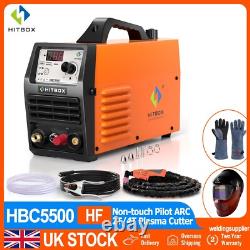 UK HF Non-Touch Pilot Arc Air Plasma Cutter 55Amp 240V Inverter Cutting Machine