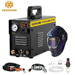 UK Plasma Cutter Touch Pilot Arc Clean IGBT Cutting Machine& Helmet Portable