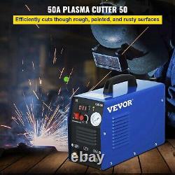 VEVOR CUT-50 50Amp Air Plasma Cutter IGBT Cutting Machine WithGround Clamp