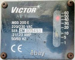 Victor MOD 200E Portable Track Cutting Machine 220 VAC #3
