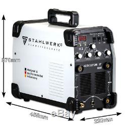 WELDER STAHLWERK AC/DC TIG 200 ST with PLASMA CUTTER WELDING MACHINE INVERTER