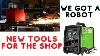 We Got A New Arcdroid Cnc Robot And Harbor Freight Plasma Cutter In The Shop