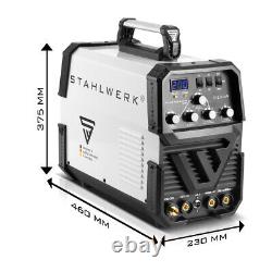 Welder STAHLWERK AC/DC TIG 200 CUT ST with Plasmacutter and MMA Welding Machine