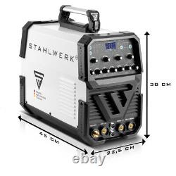 Welder STAHLWERK AC DC TIG 200 Pulse CUT with Plasmacutter & MMA welding machine