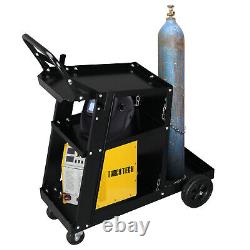 Welding Cart Plasma Cutter Machine Welder Storage Shelf Mobile Stand Black