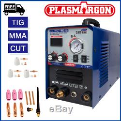 110v / 220v Nouveau Multifonction Mma / Tig / Cut Machine De Soudage 520tsc 3 In 1 Vente Chaude