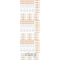 195 Pcs Consommables Plasma Machine Électrode Plasma Buse